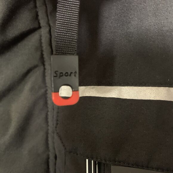 Leduntino Find Your Own Way Faux Fur Hooded Waterproof Jacket Black size L - Picture 10 of 12